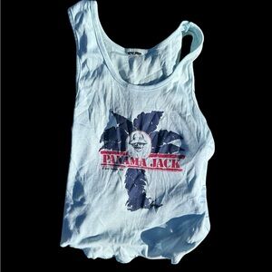✨ White and blue vintage Panama Jack tank top ✨